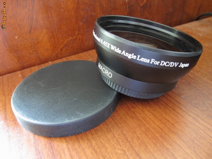 Lentila wide angle filet 43mm foto mare