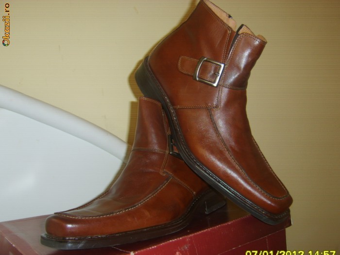 Botine KLONDIKE marime 44 PIELE NATURALA foto mare