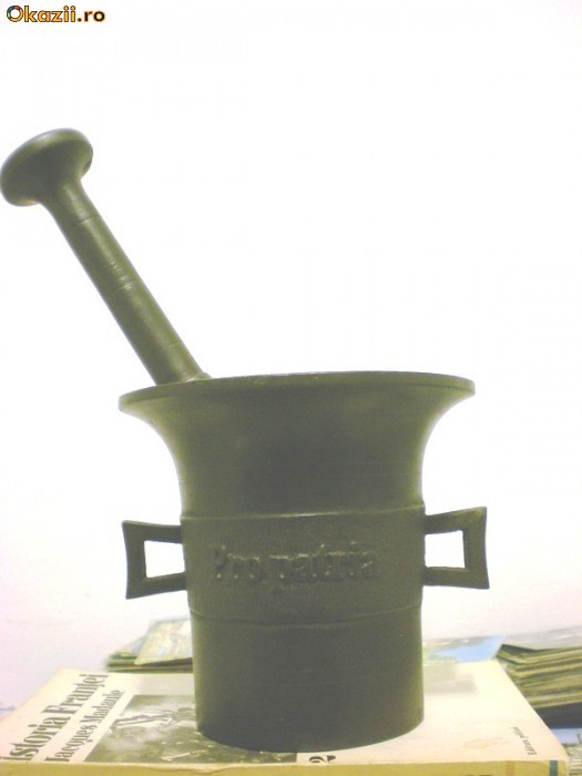 MOJAR CU PISTIL,METAL  ,PRO PATRIA,1914-1917 foto mare