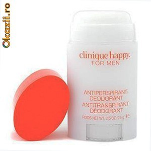 Clinique Happy 75 ml Deo Stick pentru barbati foto mare