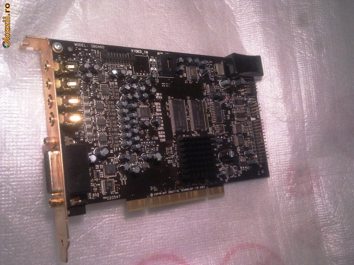 Creative Sound Blaster X-Fi Platinum Sound Card foto mare