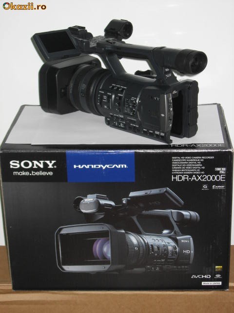 SONY AX 2000 E (KIT COMPLET FILMARI EVENIMENTE) foto mare