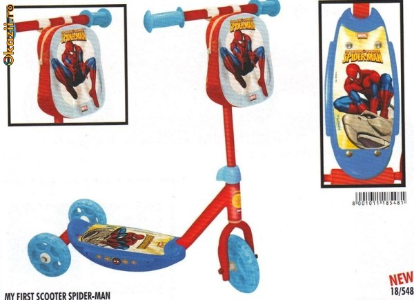Trotineta Cu 3 Roti SpiderMan-TRANSPORT GRATUIT!!! foto mare