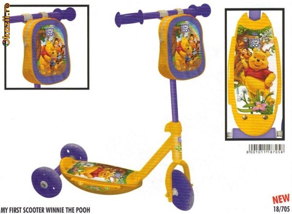 Trotineta Cu 3 Roti Winnie The Pooh-TRANSPORT GRATUIT!!! foto mare