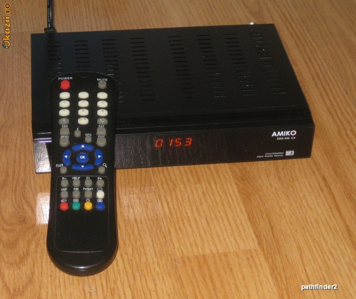 receptor satelit amiko ssd 550-cx foto mare