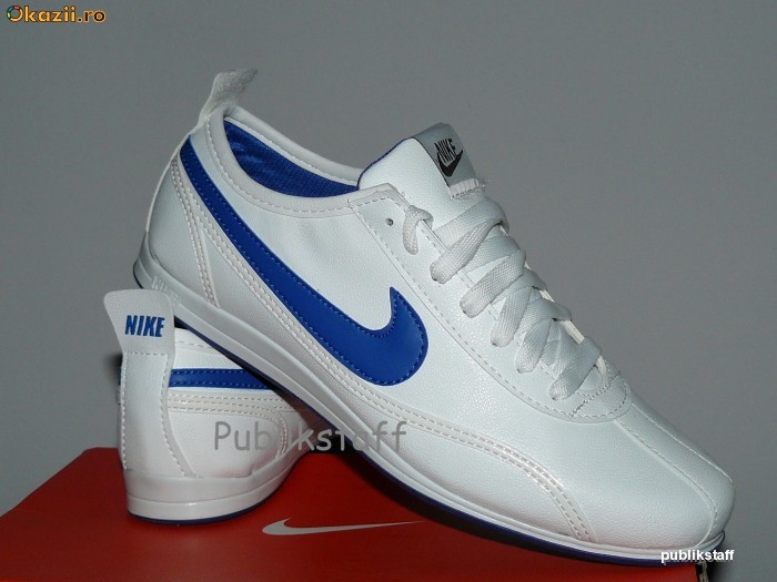 ADIDASI  NIKE WHITE-BLACK foto mare