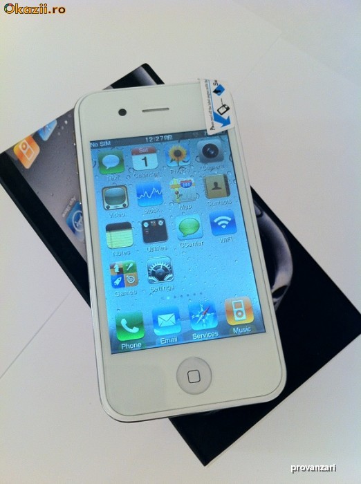 iPhone 5 replica dual sim DISPLAY CAPACITIV HD , WiFi + TV foto mare