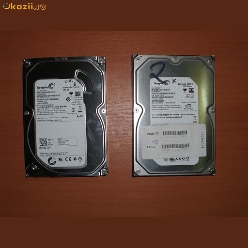 Hard disk desktop second hand SATA 250GB (diverse firme) foto mare