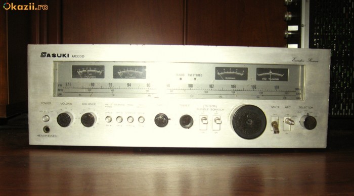 Amplituner AMSTRAD Sasuki AR333O Made England   RARITATE foto mare