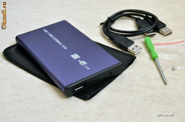 RACK Extern pe USB pentru Hard de laptop 2.5 SATA foto mare