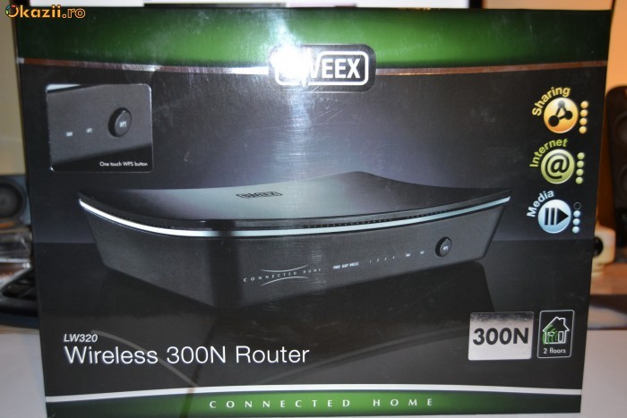VAND Router Wireless Sweex LW 320, 300N foto mare