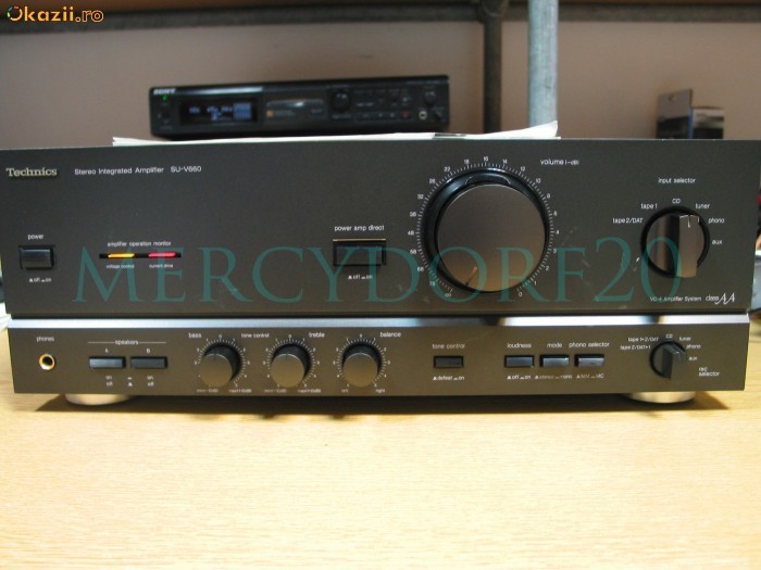 Amplificator stereo Technics SU-V660 foto mare