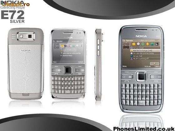 Nokia E72 Metal Grey foto mare