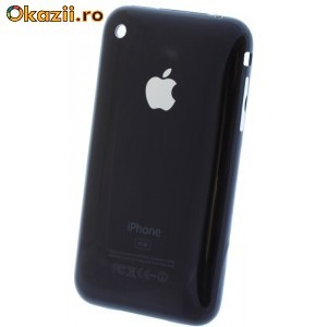 Spate +Rama Fata iPhone 3G neagra 8GB foto mare