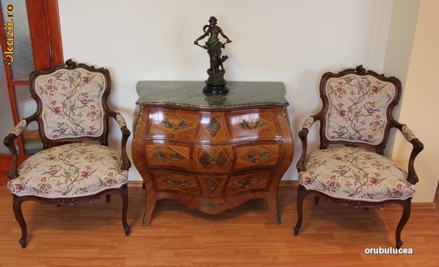 Comoda Bombe Rococo stil (5) foto mare