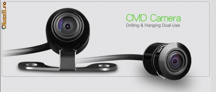 Camera video retrovizoare pentru parcare 320,000 Pixels / 480 TV Lines / wide angle 170 grade foto mare