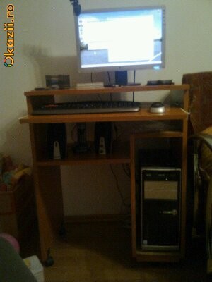 calculator+monitor lcd LG 19'' foto mare
