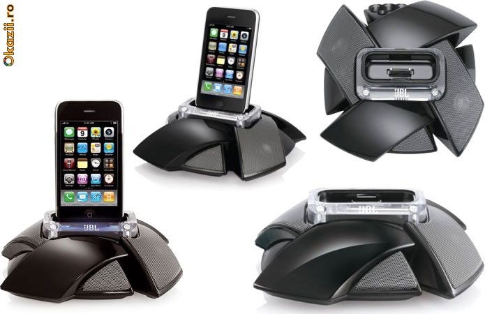 Sistem audio iPod/iPhone JBL On Stage Micro 3 neagra foto mare
