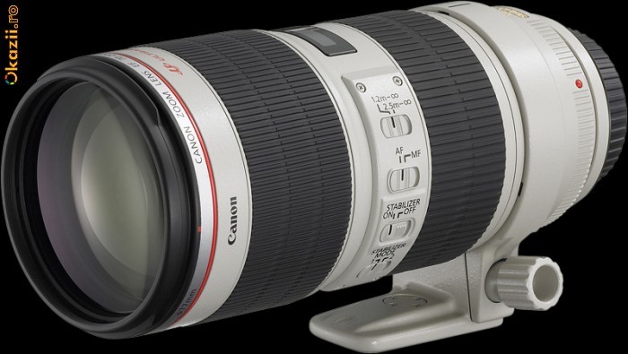 Canon EF 70-200mm F2.8L IS ll USM NOU MADE IN JAPAN GARANTIE 2 ANI foto mare