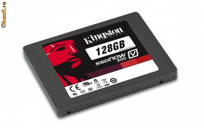 SSD Kingston 128GB SATA-III 2.5 inch V200 Notebook Bundle Kit foto mare