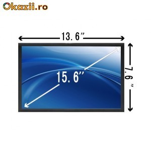 Ecran laptop 15.6 Slim LED 1366 x 768 GLOSSY (Lucios) display panel LP156WH3 TL Q1 foto mare