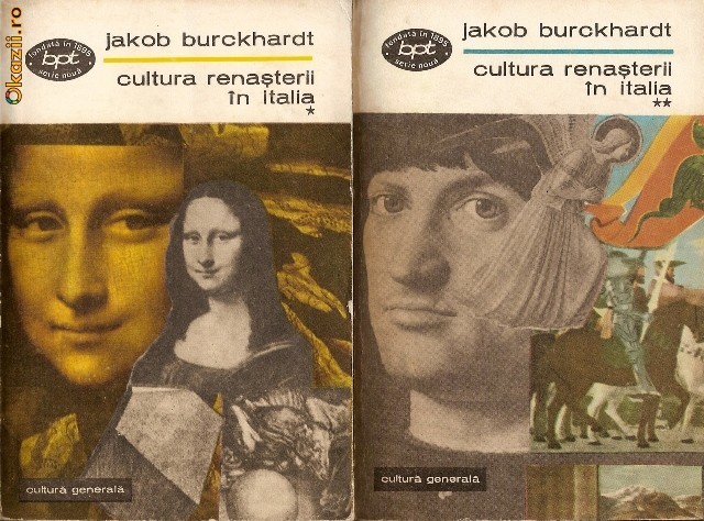 Cultura renasterii in Italia - Jakob Burckardt - 2 volume foto mare